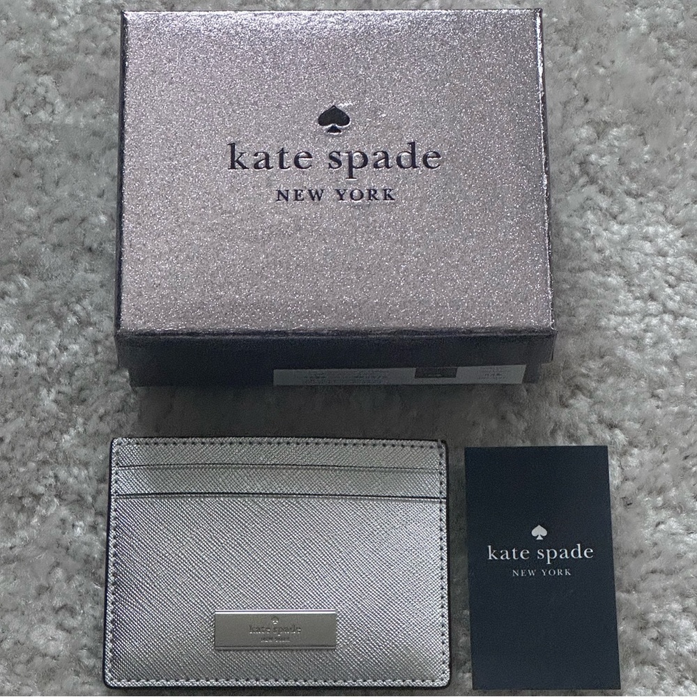 Kate Spade - Kenzie Boxed Metallic Small Cardholder